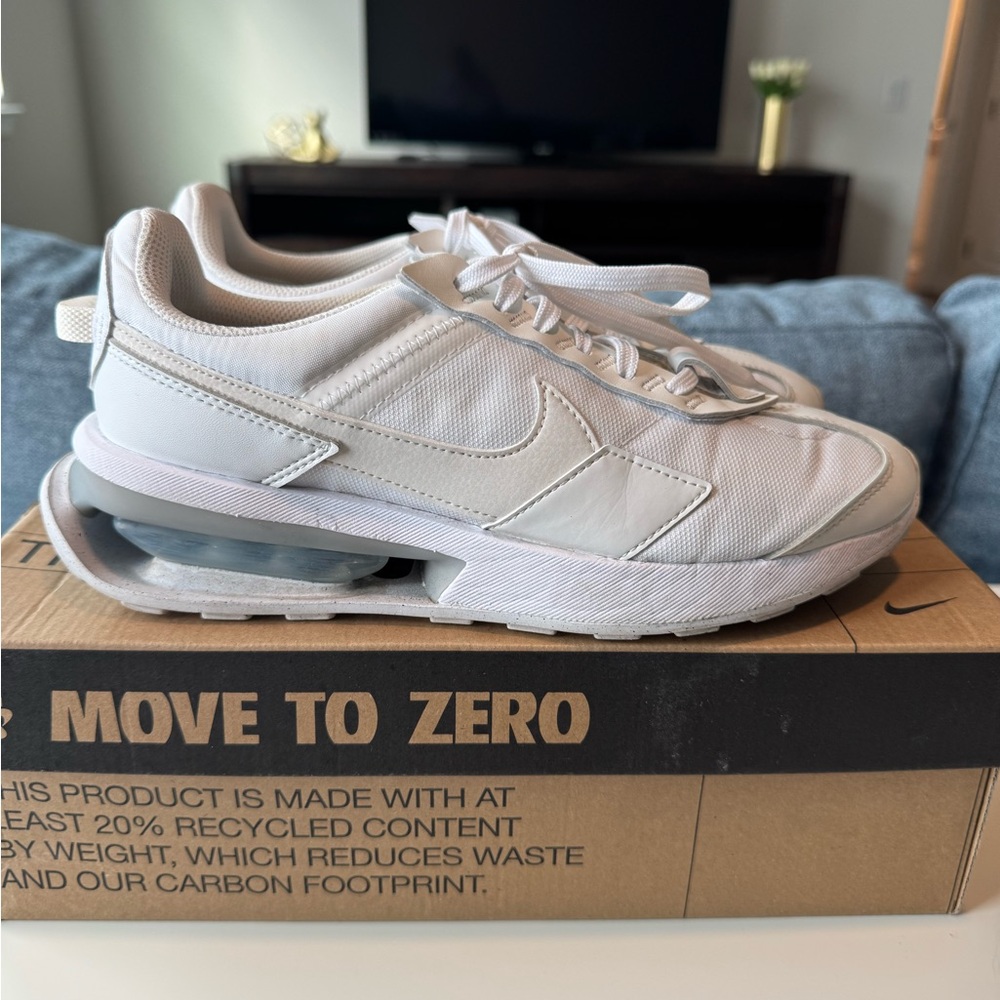 Nike White Air Max Pre-Day Sneakers
